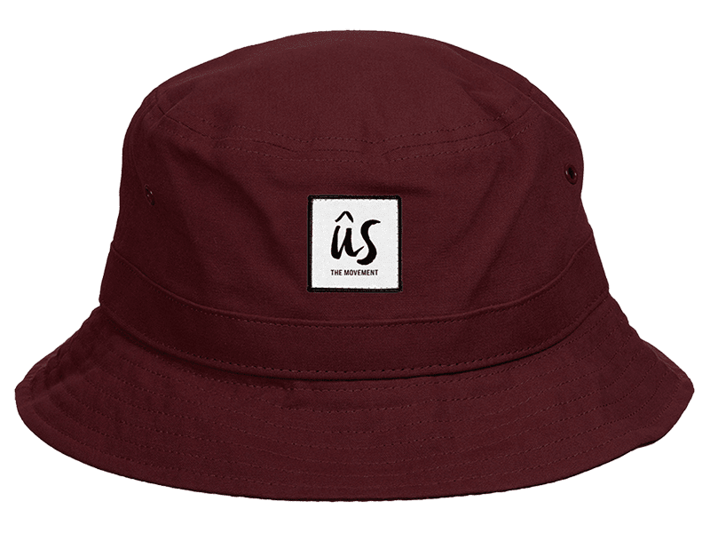 The Adin Hat in Deep Ocean Blue Blood Red #deep-ocean-blue-blood-red