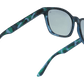 The Barys - Sunglasses in Blue Tortoise Shell Grey Silver 