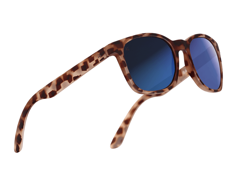 The Barys - Sunglasses in Matte Tortoise Shell Grey Blue #matte-tortoise-shell-grey-blue