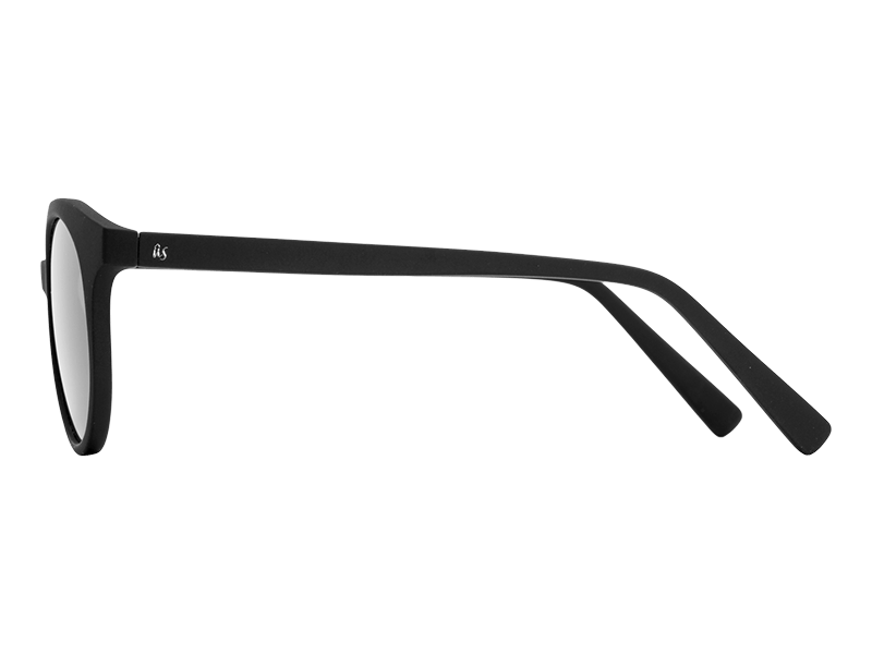 The Calix - Sunglasses in Gloss Black Grey Silver Chrome #gloss-black-grey-silver-chrome