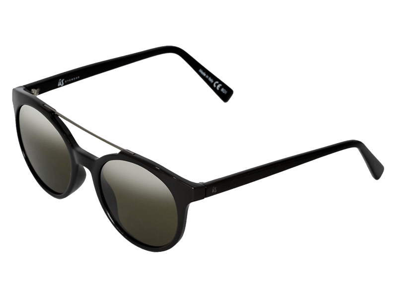 The Calix - Sunglasses in Gloss Black Vintage Grey #gloss-black-vintage-grey