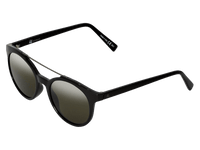 The Calix - Sunglasses in Gloss Black Grey Silver Chrome 