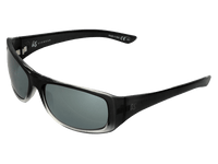 The Carbo - Sunglasses in Gloss Black Fade Silver 