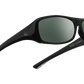 The Carbo - Sunglasses in Gloss Black Polarised Vintage Grey 