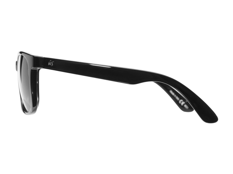 The Maty - Sunglasses in Gloss Black Grey Silver Chrome #gloss-black-grey-silver-chrome