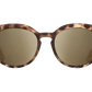 The Nathi - Sunglasses in Matte Tortoise Shell Gold Chrome 