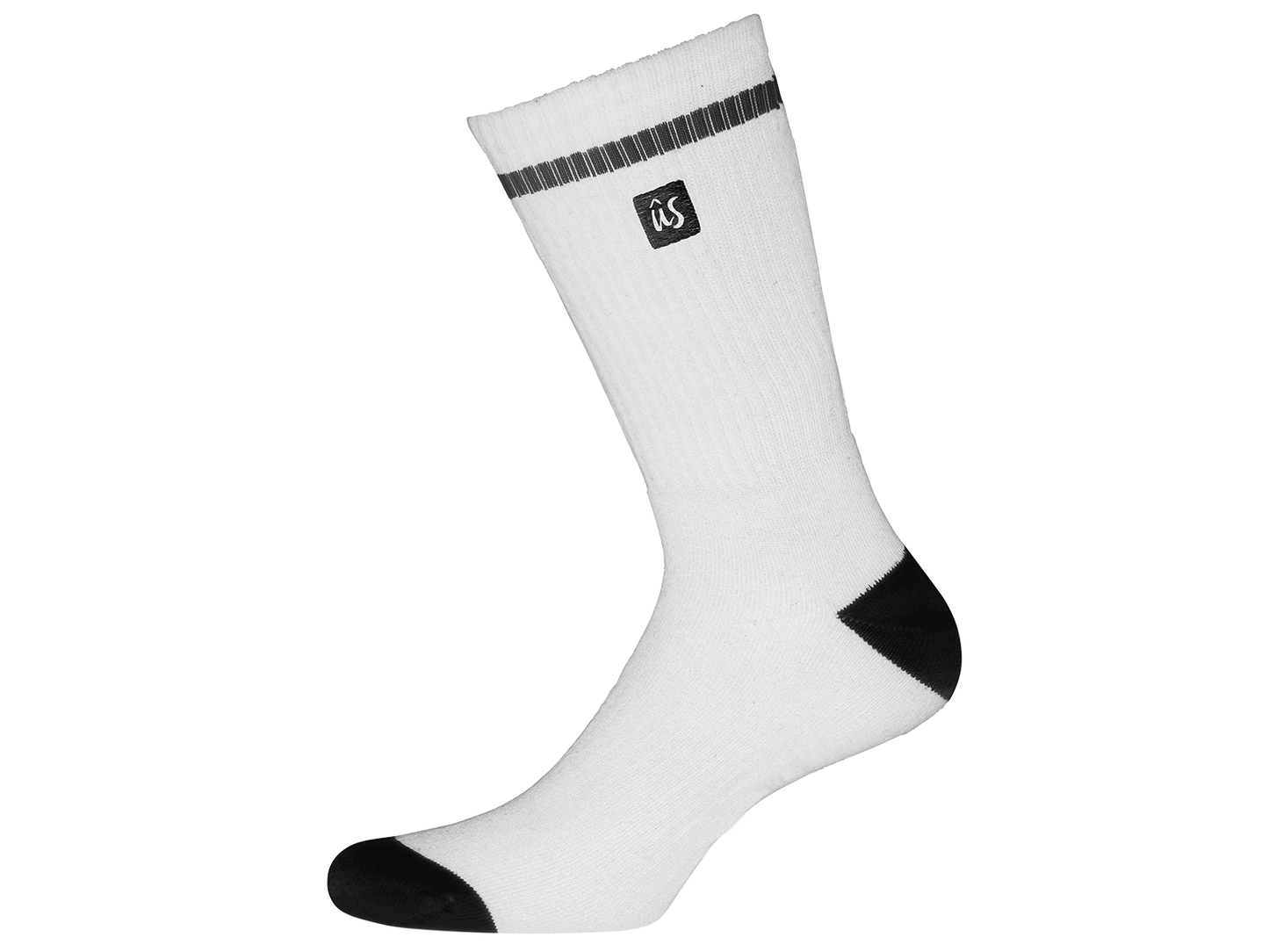 The Dooma Sock in Grass Green #ghost-white