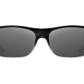 The Argos - Sunglasses in Gloss Black Fade Grey Silver 