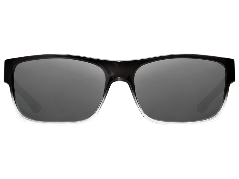 The Argos - Sunglasses in Gloss Black Fade Grey Silver #gloss-black-fade-grey-silver