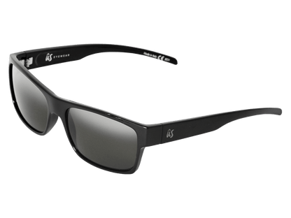The Argos - Sunglasses in Gloss Black Vintage Grey 