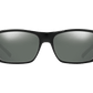The Argos - Sunglasses in Gloss Black Vintage Grey 