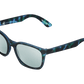 The Barys - Sunglasses in Blue Tortoise Shell Grey Silver 