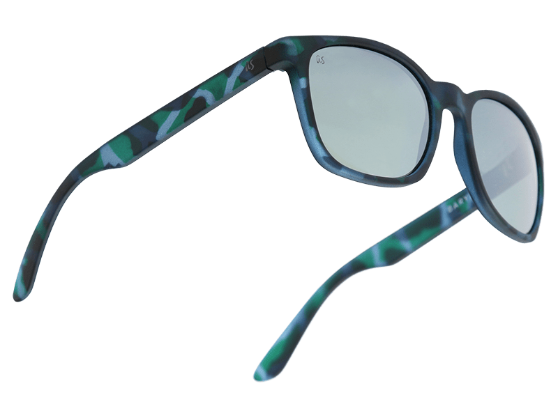 The Barys - Sunglasses in Blue Tortoise Shell Grey Silver #blue-tortoise-shell-grey-silver