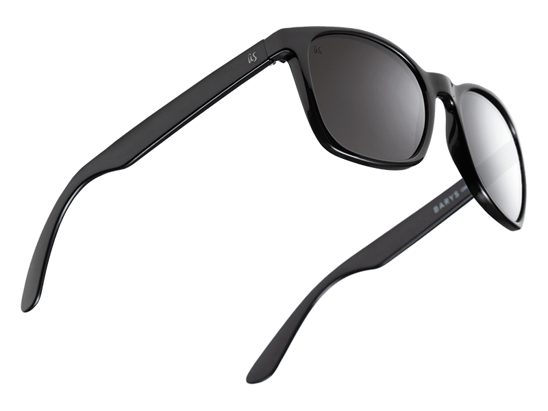 The Barys - Sunglasses in Gloss Black Vintage Grey #gloss-black-vintage-grey