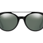 The Calix - Sunglasses in Gloss Black Vintage Grey 