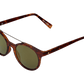 The Calix - Sunglasses in Matte Tortoise Shell Grey Gold 