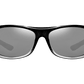 The Carbo - Sunglasses in Gloss Black Fade Silver 