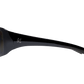 The Carbo - Sunglasses in Gloss Black Polarised Vintage Grey 