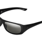 The Carbo - Sunglasses in Matte Black Polarised Grey 