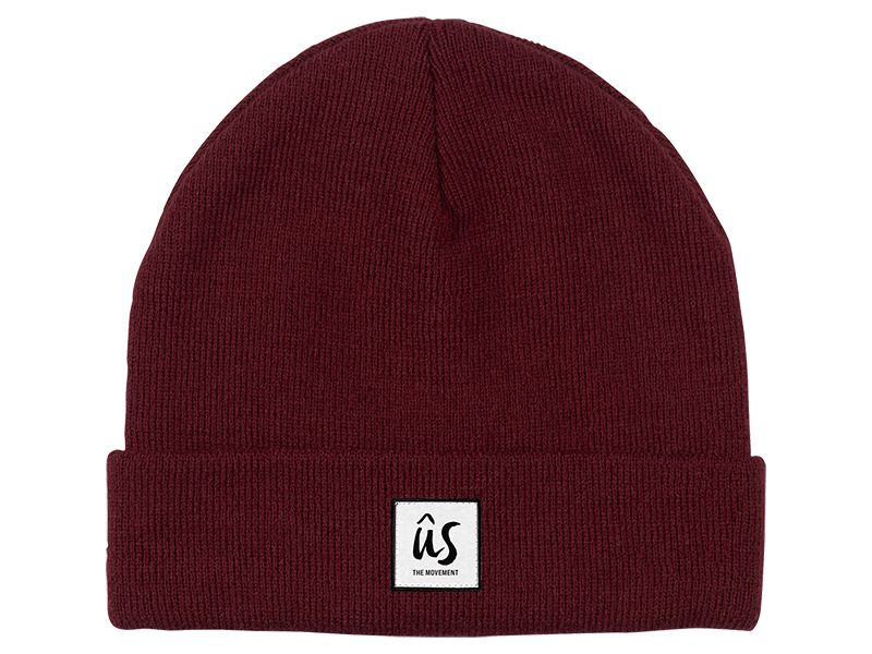 The Dazza Beanie in Blood Red #blood-red
