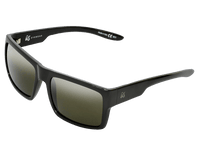 The Helios - Sunglasses in Matte Black Grey Blue 