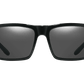 The Helios - Sunglasses in Gloss Black Vintage Grey 