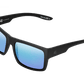 The Helios - Sunglasses in Matte Black Grey Blue 