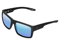 The Helios - Sunglasses in Matte Black Grey Blue 