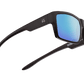 The Helios - Sunglasses in Matte Black Grey Blue 