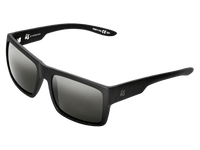 The Helios - Sunglasses in Matte Black Grey Blue 