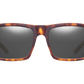 The Helios - Sunglasses in Matte Tortoise Shell Vintage Grey 