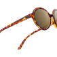 The Iris - Sunglasses in Gloss Tortoise Shell Grey Gold Chrome 