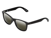 The Maty - Sunglasses in Gloss Black Vintage Grey Polarised 
