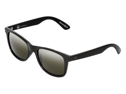 The Maty - Sunglasses in Gloss Black Vintage Grey Polarised 