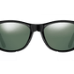 The Maty - Sunglasses in Gloss Black Vintage Grey Polarised 