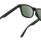 The Maty - Sunglasses in Gloss Black Vintage Grey Polarised 