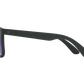 The Maty - Sunglasses in Matte Black Grey Blue Chrome 