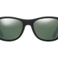The Maty - Sunglasses in Matte Black Vintage Grey Polarised 