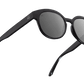 The Nathi - Sunglasses in Gloss Black Vintage Grey 