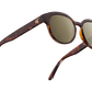 The Nathi - Sunglasses in Gloss Tortoise Shell Grey Gold Chrome 