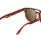 The Neos - Sunglasses in Matte Tortoise Shell Grey Gold Chrome Lenses 