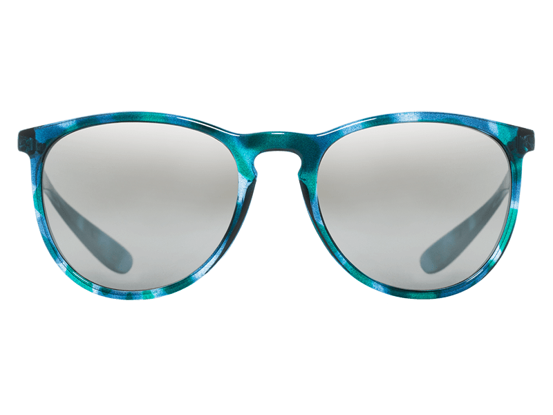 The Nobis - Sunglasses in Gloss Blue Tortoise Shell Grey Chrome #gloss-blue-tortoise-shell-grey-chrome