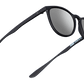 The Nobis - Sunglasses in Matte Black Vintage Grey Silver Chrome 