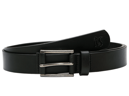 The Nownow Slim Belt in Onyx Black 