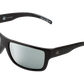 The Tatou - Sunglasses in Gloss Black Grey Silver Chrome 