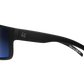 The Tatou - Sunglasses in Matte Black Blue Metallic 